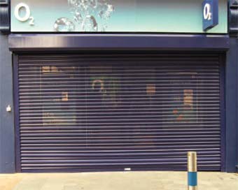 Commercial Roller Shutter Doors, o2 Store, Grafton Street, Ireland